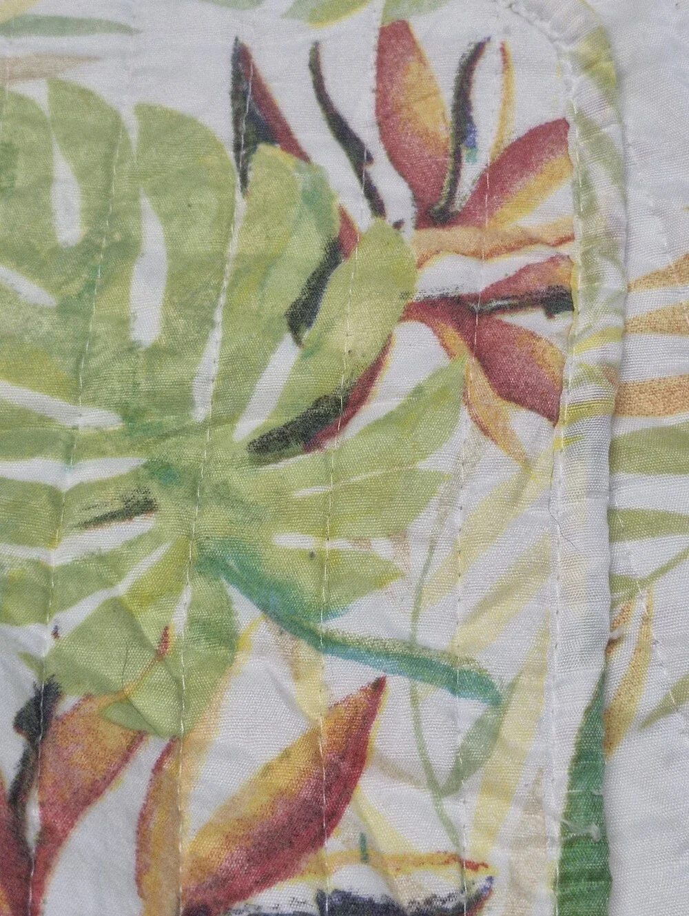 Twin Tropical Comforter Set Birds Of Paradise 2 Pillow Shams Floral